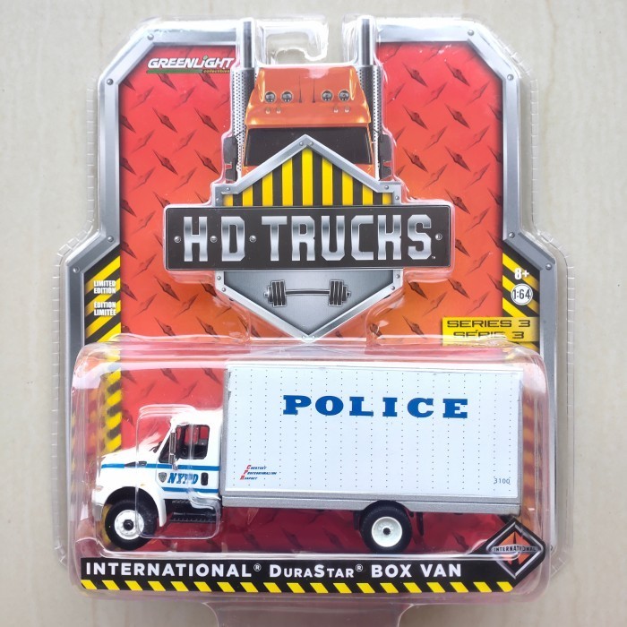 Greenlight HD Truck International NYPD Box Van Durastar