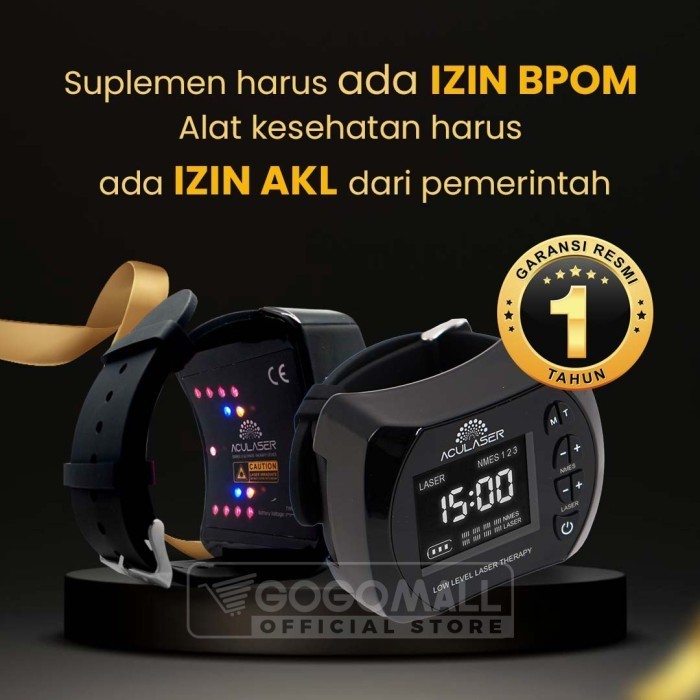 Aculaser Ultimate 14 Titik Laser + Nmes Terapi Menurunkan Kolesterol