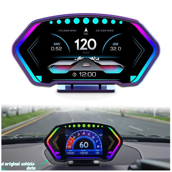 Car Head Up Display P3 Hud Obd2 Gps Speedometer Turbo Termurah Terlaris Promo