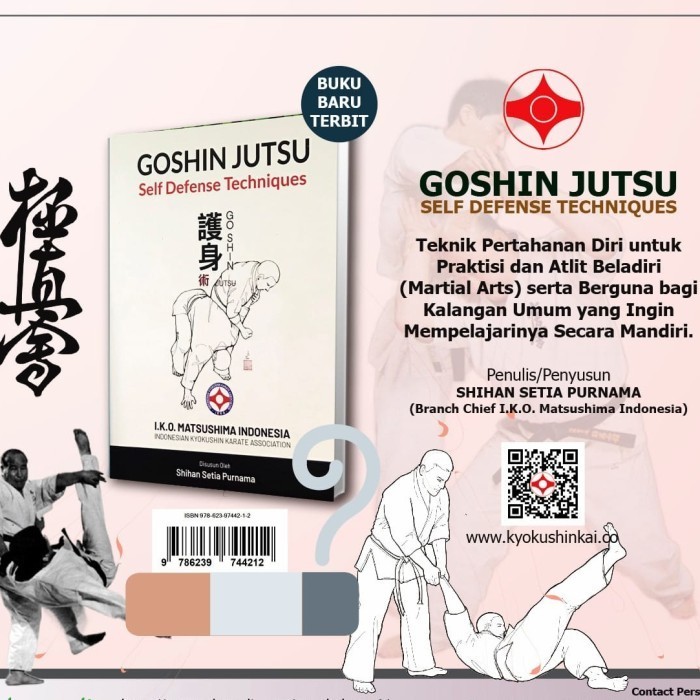 

Buku Goshin Jutsu Self Defense Tecnikques Original