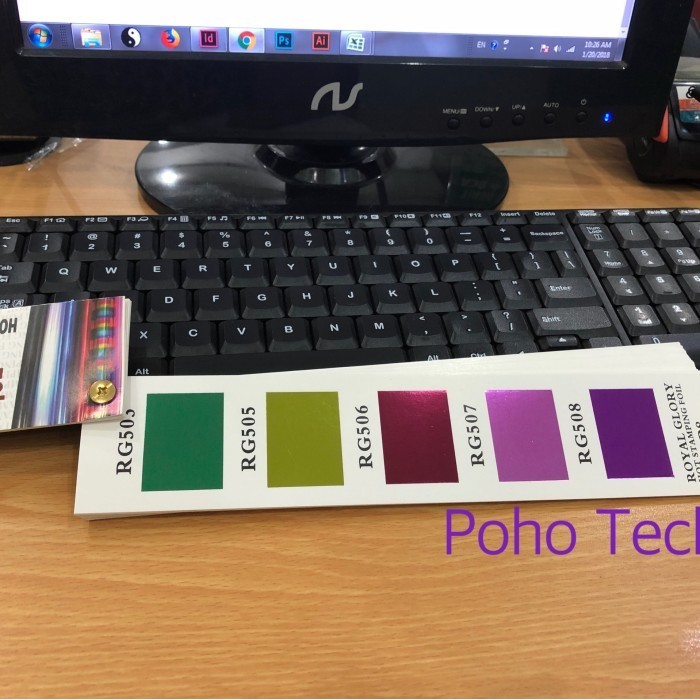 

Hot Stamping Foil Royal Glory Pita Foil Kode 3 5 6 Poly Emboss Uk 64Cm