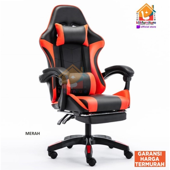 Kursi Gaming Recline / Gaming Chair / Kursi Game Norwich Pink