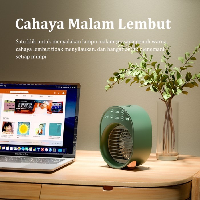 Kivee Kipas Angin Ac Mini Fan Cooler Portable Pendingin Ruangan