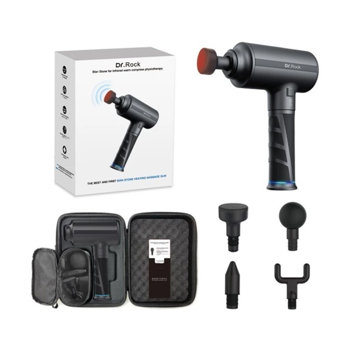 Zikko Dr Rock Pro Bianstone Far Infrared Heating Fascial Massage Gun Termurah Terlaris Promo