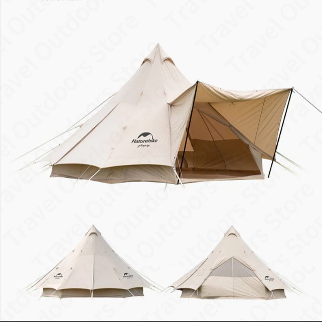 Tenda Cotton Series Naturehike Nh20Zp012 Glamping Safari Camping