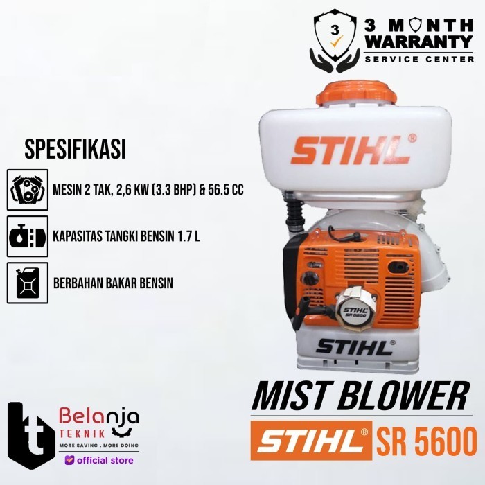 Stihl Mist Blower Sr 5600 Mesin Semprot Hama Gulma Bensin Stihl Sr5600