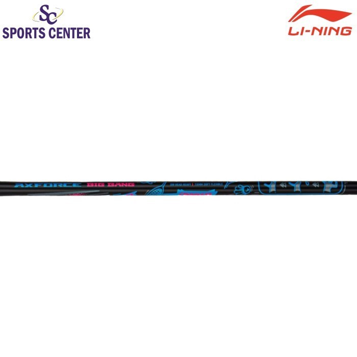 New Raket Badminton Lining Axforce / Ax Force Big Bang 7U Black