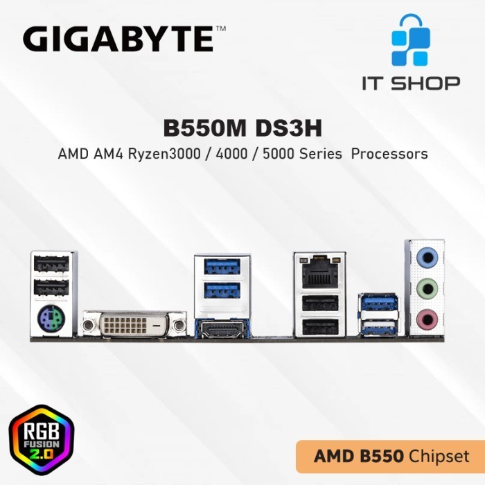 Motherboard Gigabyte B550M Ds3H - Am4