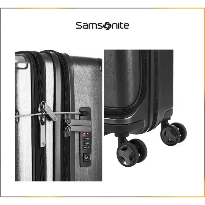 Samsonite Evoa Spinner Rolling Tote Brushed Black