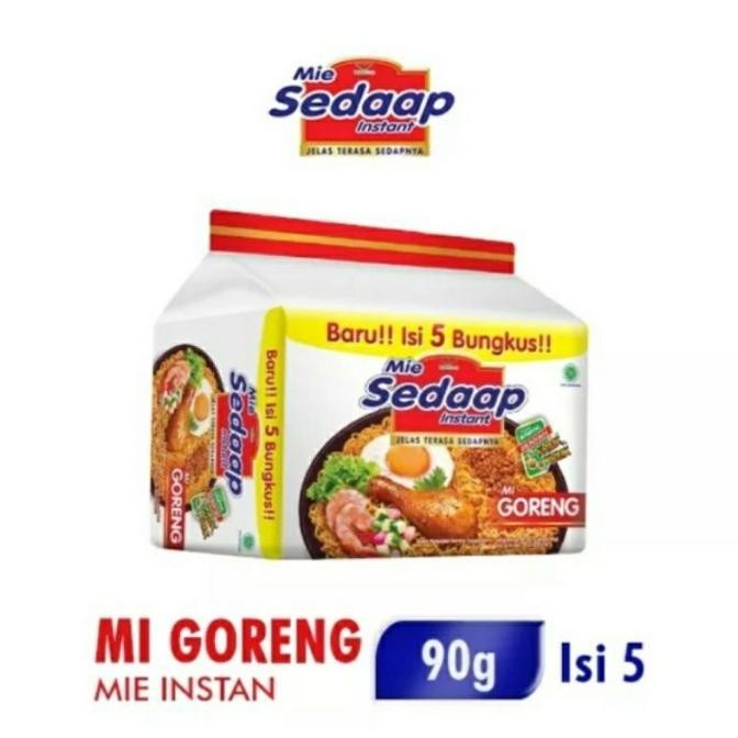 

Mie Sedaap Goreng Mi Goreng Instant Isi 5 Pcs x 90gr Paket 4 Pack GM