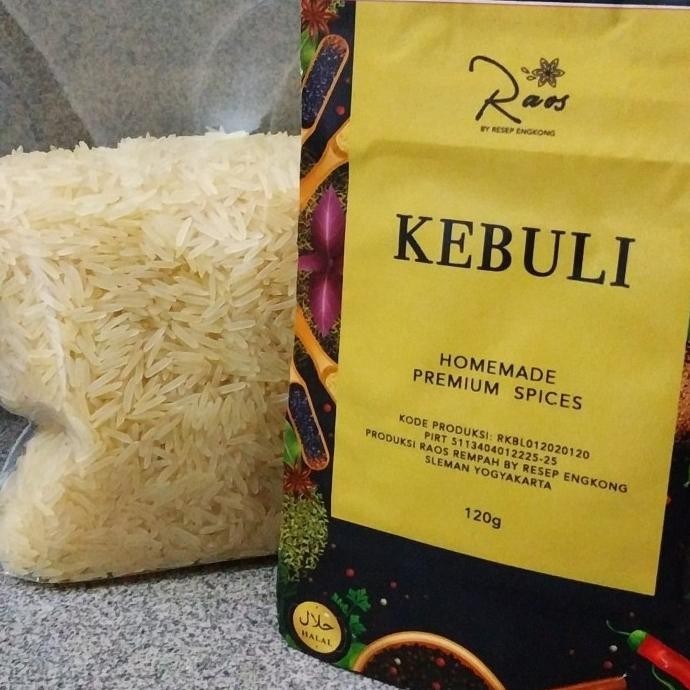 

Bundling Beras Basmathi 500gr + Raos Kebuli Bumbu Instant Premium 1Pcs GBM