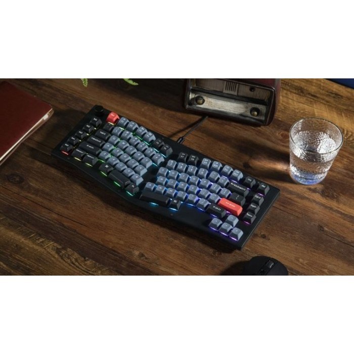 Keychron V10 (Alice Layout) Qmk Fully Assembled Knob - Frosted Black