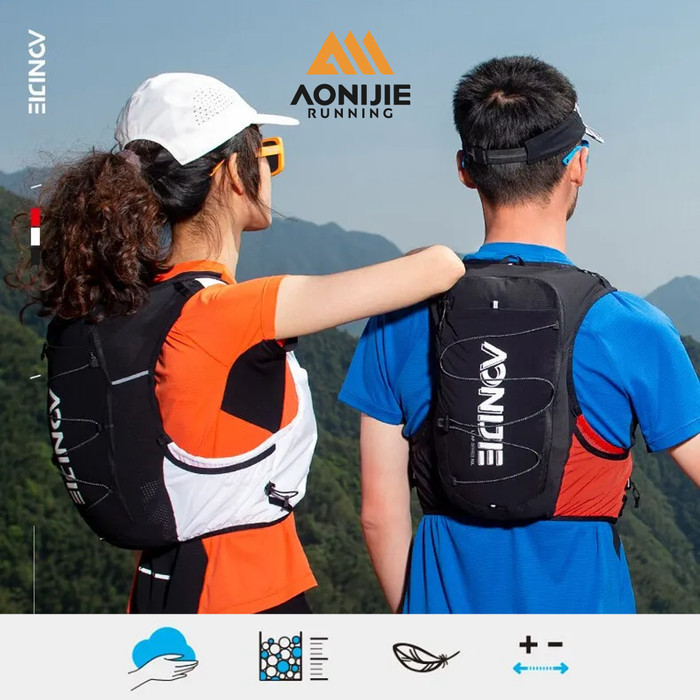 Aonijie C9116 Hydration Backpack Vest - 10L Trail Running - Red