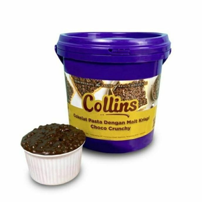 

{{{{{{] [SURABAYA] Collins Choco Crunchy 1kg. Selai Coklat Crunchy 1kg