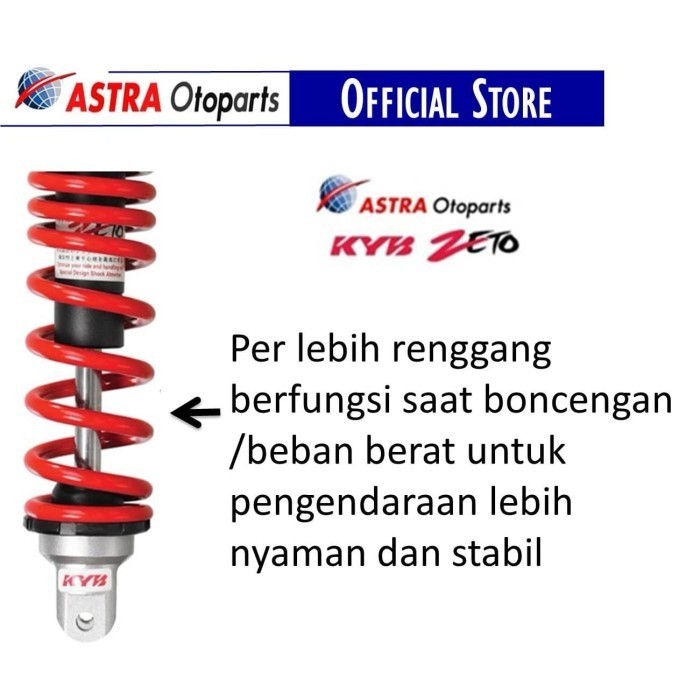 Shock Breaker Belakang Kayaba Kyb Zeto Vario 125 Dan Beat Fi