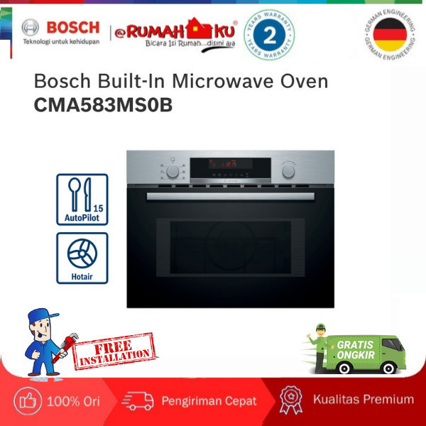 Bosch Built-In Microwave Oven / Microwave Oven Tanam Cma583Ms0B Seri 4