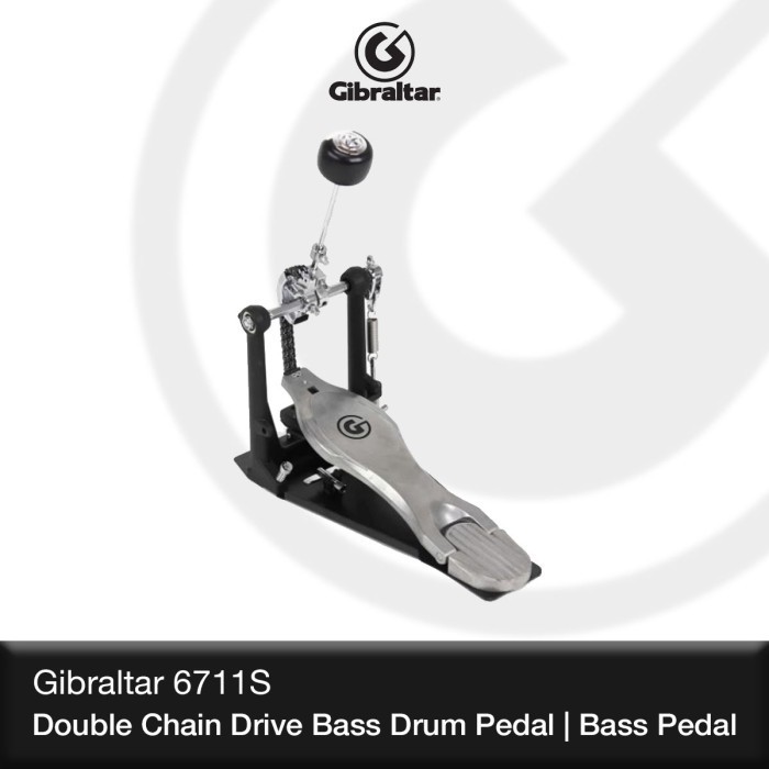 Gibraltar 6711S Double Chain Drive Bass Drum Pedal | Bass Pedal