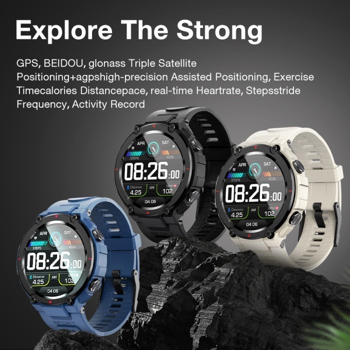 Aolon Smartwatch Navi R Gps Swimming Ip68 Call Fitness Tracker Termurah Terlaris Promo