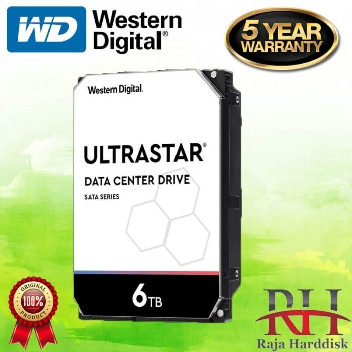 Terlaris WD Ultrastar 6TB 3.5" HDD / HD / Harddsik Enterprise 6 TB 7200RPM SALE