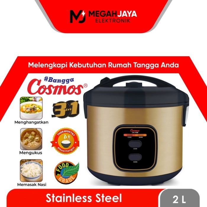 Cosmos Rice Cooker / Magic Com Crj-9308 / Crj 9308 (2 Liter)