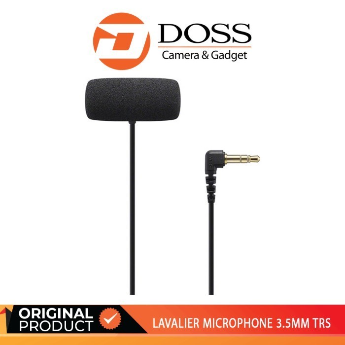 Sony Ecm-Lv1 Stereo Lavalier Microphone 3.5Mm Trs