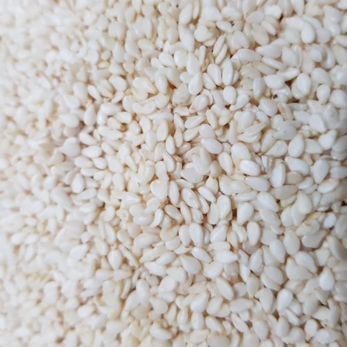 

BIJI WIJEN PUTIH / WHITE SESAME SEEDS MENTAH 1 KG repack / GROSIR DS76