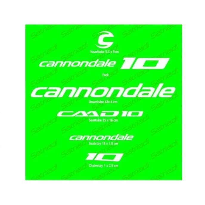 STIKER FRAME STICKER DECAL SEPEDA CANNONDALE CAAD 10 CUSTOM ROADBIKE