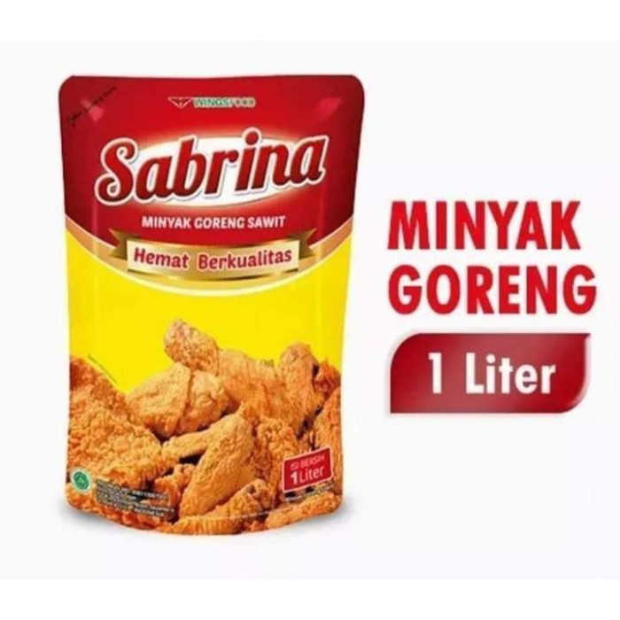 

minyak goreng sabrina 1 liter