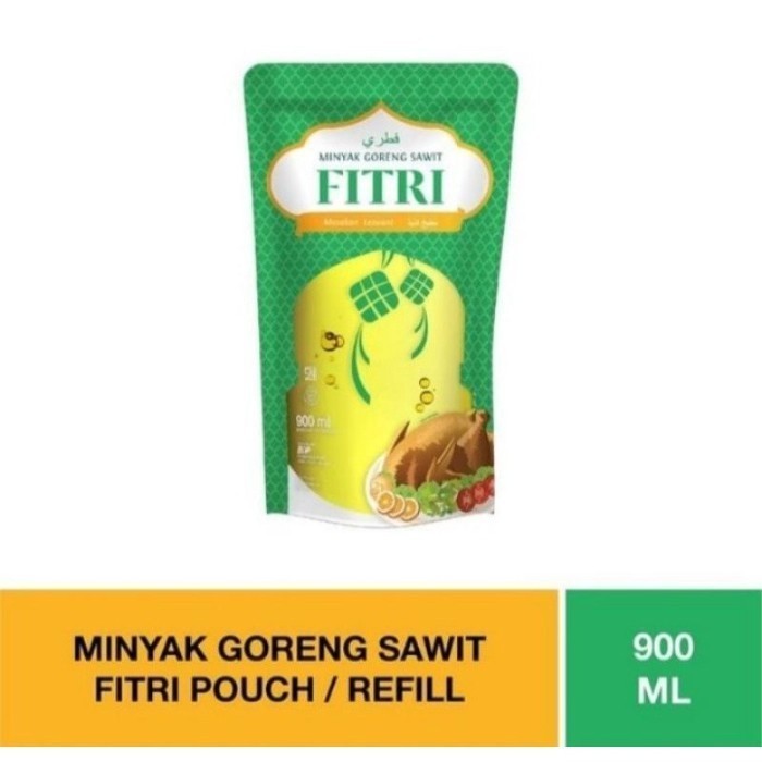 

minyak goreng fitri isi 900ml kemasan refile