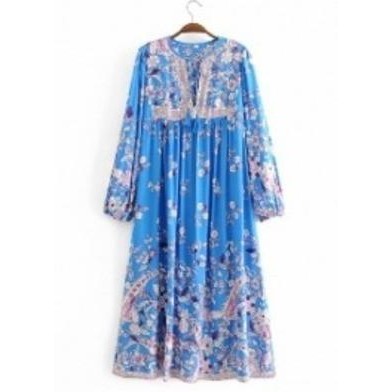 DRESS IMPORT LOOSE DRESS BOHEMIAN VINTAGE STYLE