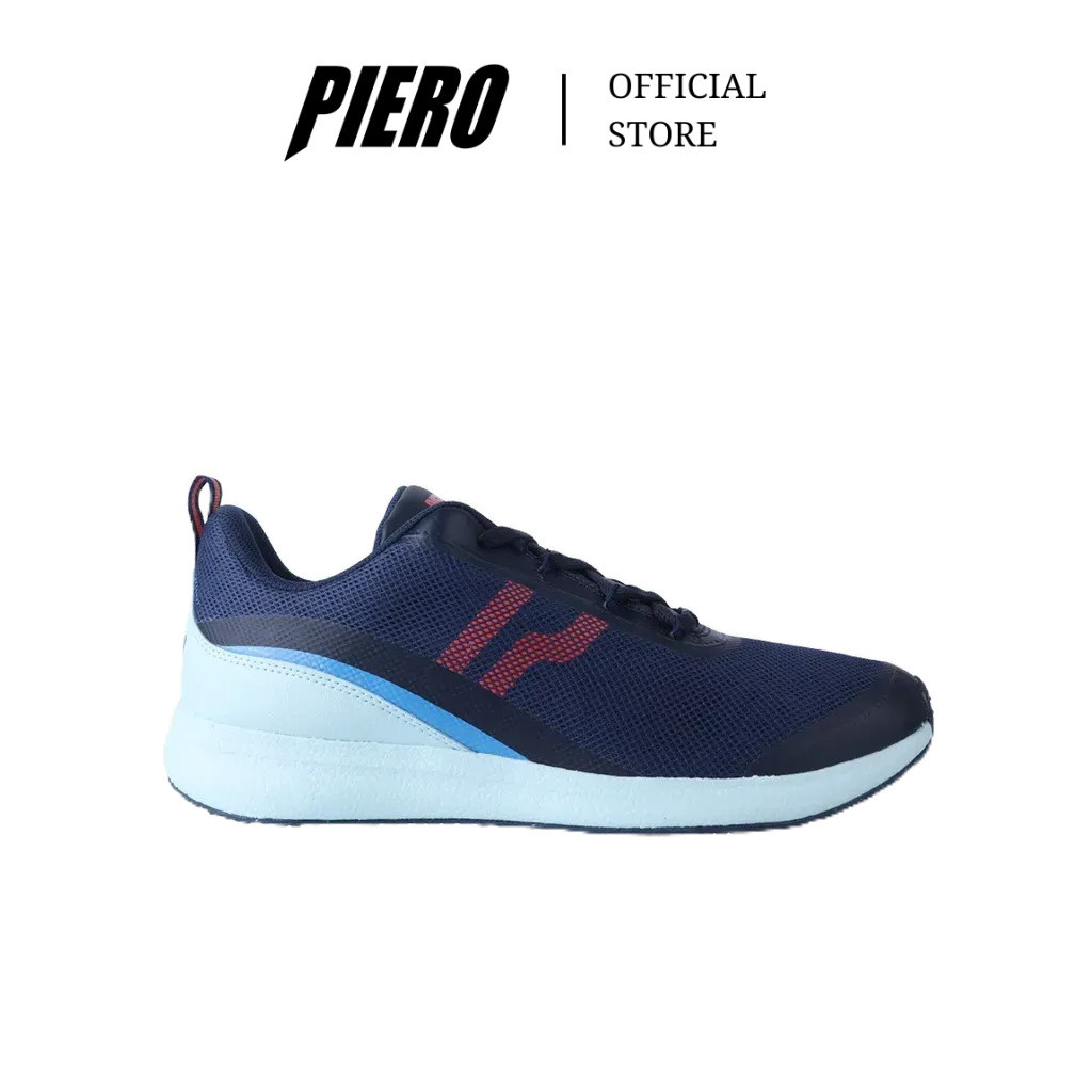 PIERO SEPATU SNEAKERS PRIA MONZA BLUE SALMON P20772