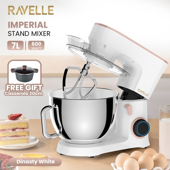 Ravelle Standing Mixer Berdiri Kapasitas Besar 4.5 Liter Low Watt