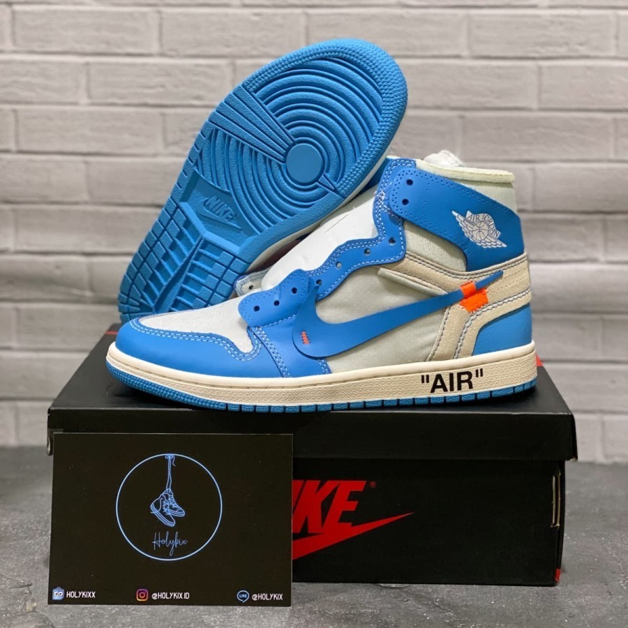 OFF-WHITE x Air Jordan 1 Retro High OG 'UNC' - US 8