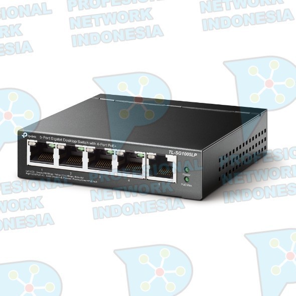 Tp-Link Tl-Sg1005Lp 5-Port Gigabit Desktop Switch With 4-Port Poe +