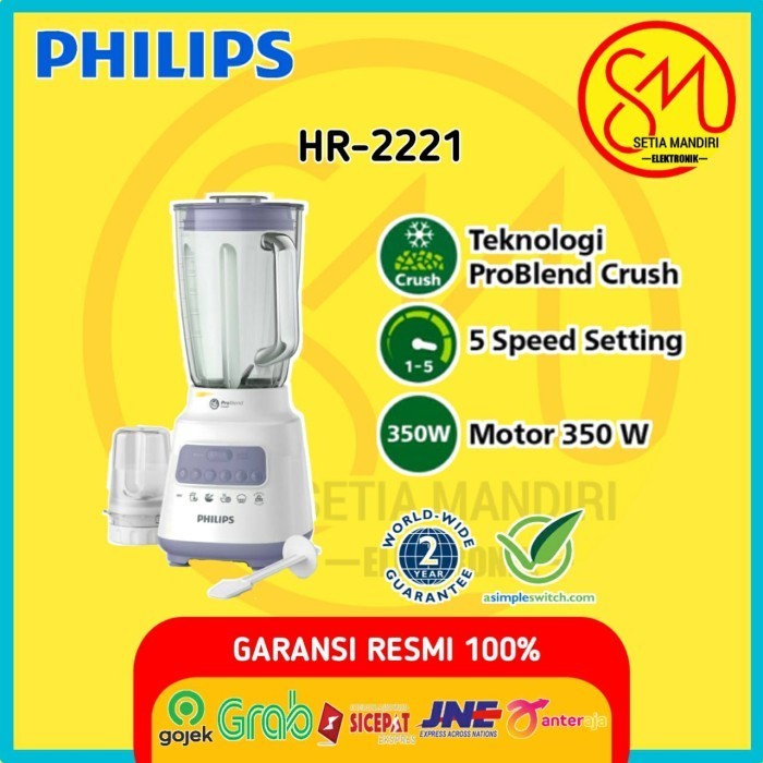 Philips Hr2221 Blender 5000 Series 2L Plastic - Hr2221/00