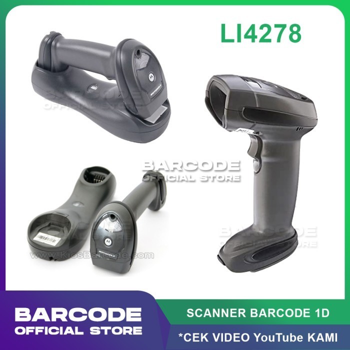 Barcode Scanner Wireless Zebra Symbol Li4278 - Scanner Wireles Li 4278