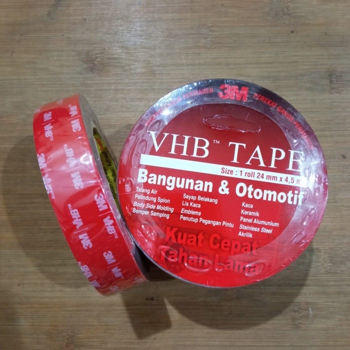 

3M VHB TAPE 24MM / DOUBLE TAPE 3M VHB TAPE 24MM ORIGINAL