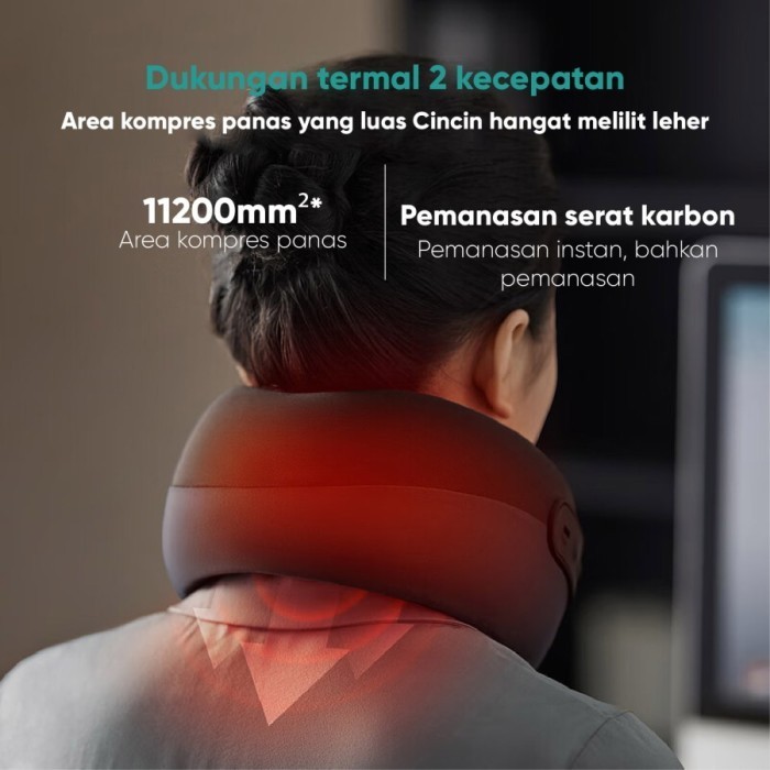 Philips Massage Ppm3306 Pijat Leher Punggung 360 Ring Neck Shoulder