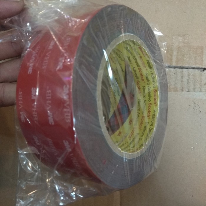 

DOUBLE TAPE VHB 3M ORIGINAL 48MM X 4,5M PEREKAT DOUBLE KUAT