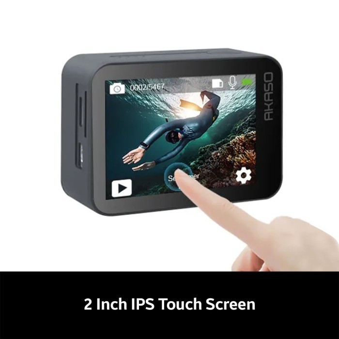 Akaso V50 X Kamera Action Cam 4K 30 Fps Waterproof With Remote