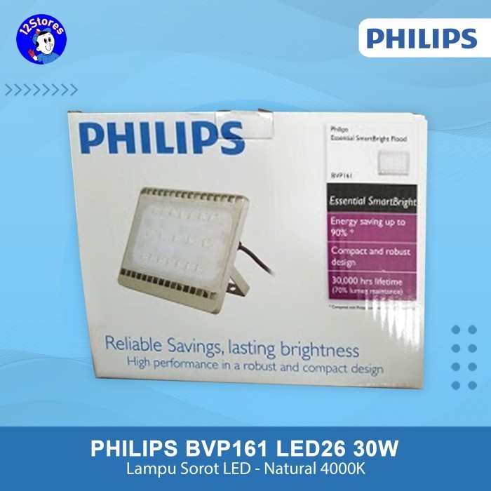 Lampu Sorot Led Philips Bvp161 Led26 30W - Natural 4000K