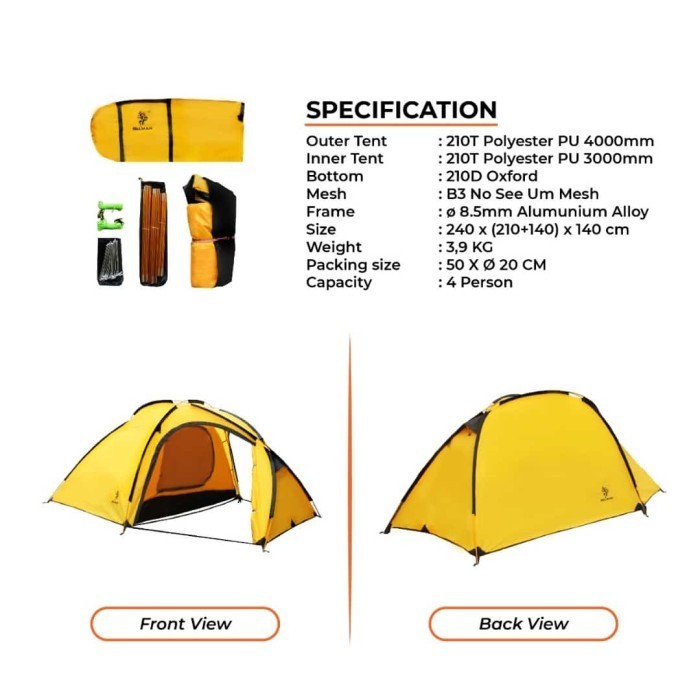 Hillman Turtle 4 Tent