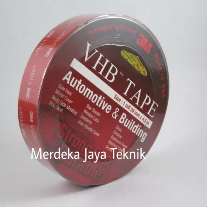 

HARGA DISKON 3m VHB 4900 Double Tape 3M Ukuran 1" inci x 4.5 M Isolasi Perekat