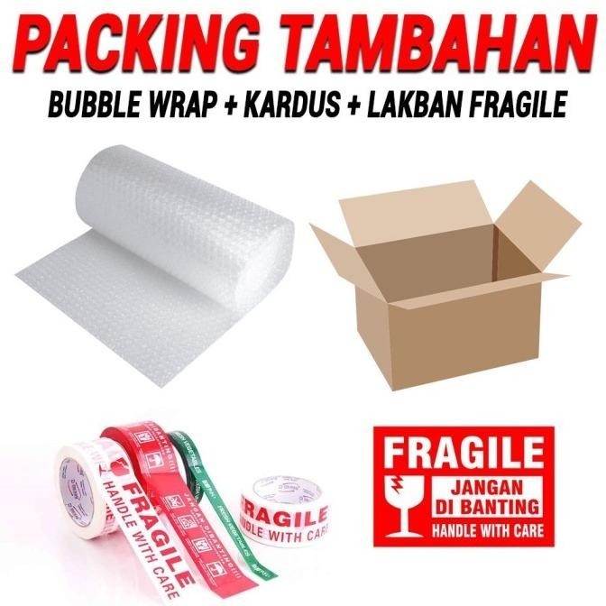 

Packing Full Bubble + Kotak Pasti Aman