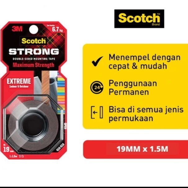 

BRG BARU Double Tape 5,5kg 3 M Scotch Original USA Double Tape 3 M Super Kuat