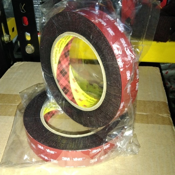 

TERMURAH Doubel Tape Original 3M 24mm Super Kuat Super Lengket Lem 3M Hitam