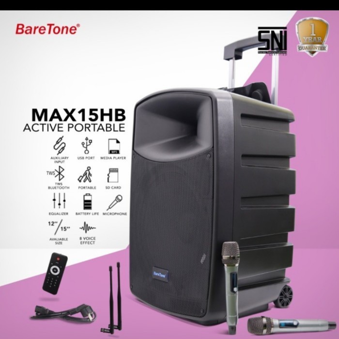 Speaker Portable Meeting Baretone Max15Hb