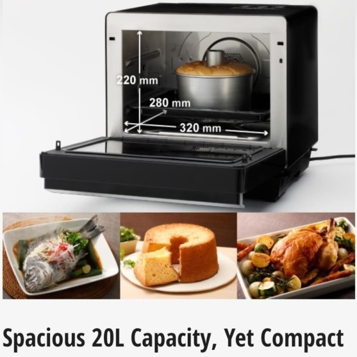 Panasonic Nu-Sc180Btte Microwave Steam Oven Air Fryer Cubie Nusc180