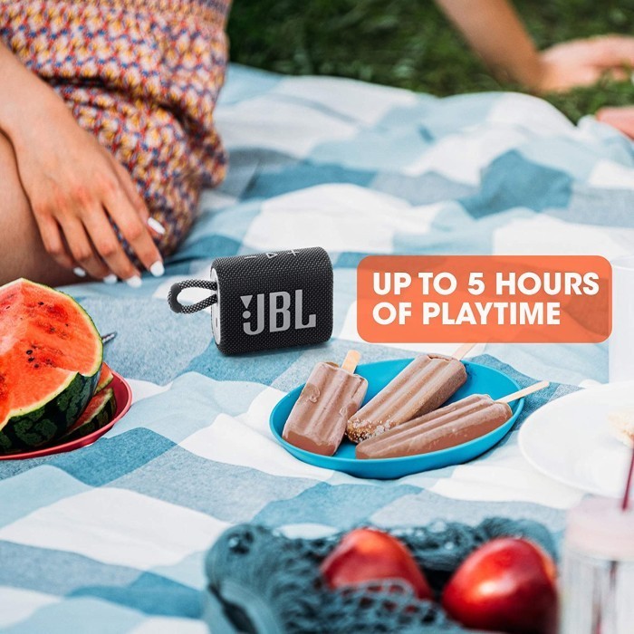 Jbl Go 3 By Harman Kardon Original - Bluetooth Portable Speaker
