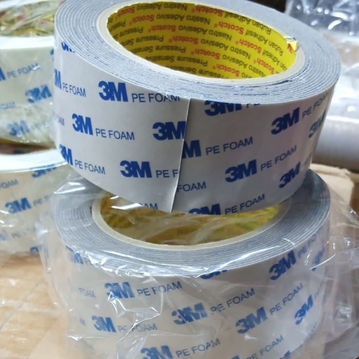 

HARGA DISKON 3M double tape pe foam grey 2 inch x 4,5 m